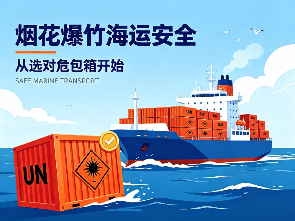 烟花爆竹海运安全，从选对危包箱开始